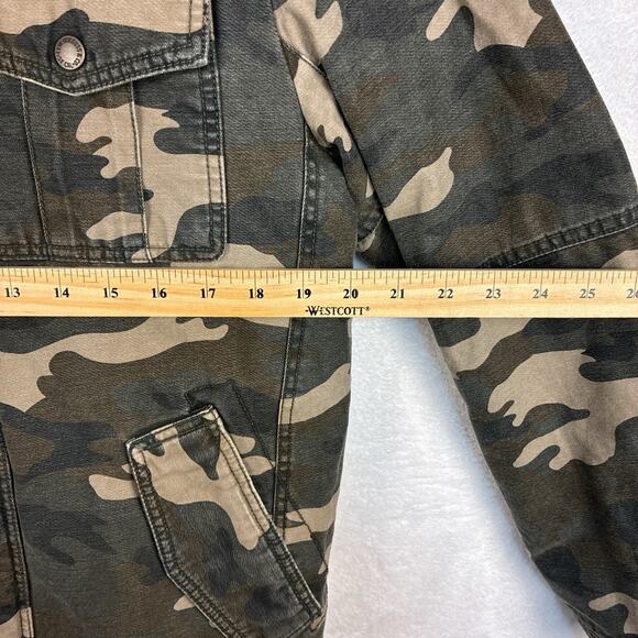 Levis Sherpa Lined Field Jacket Hoodie Men S Camo Utility Full Zip Chore Coat - Picture 4 of 11